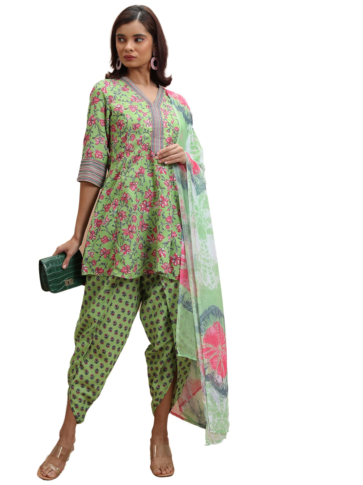 Ketch WomenS Polyester Kurta Set (Khk3001101_Red