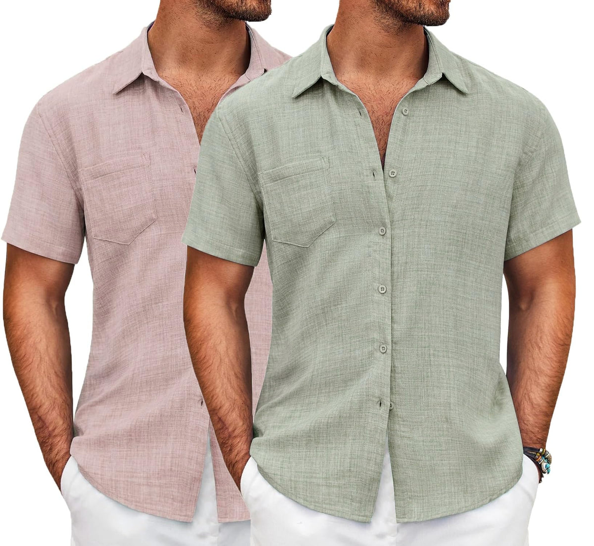 Lymio Casual Regular Fit Shirt For Men || Regular Fit || Stylish || Men Shirt (Available In Combo Packs) (Resort-Slub-Pink-Pista