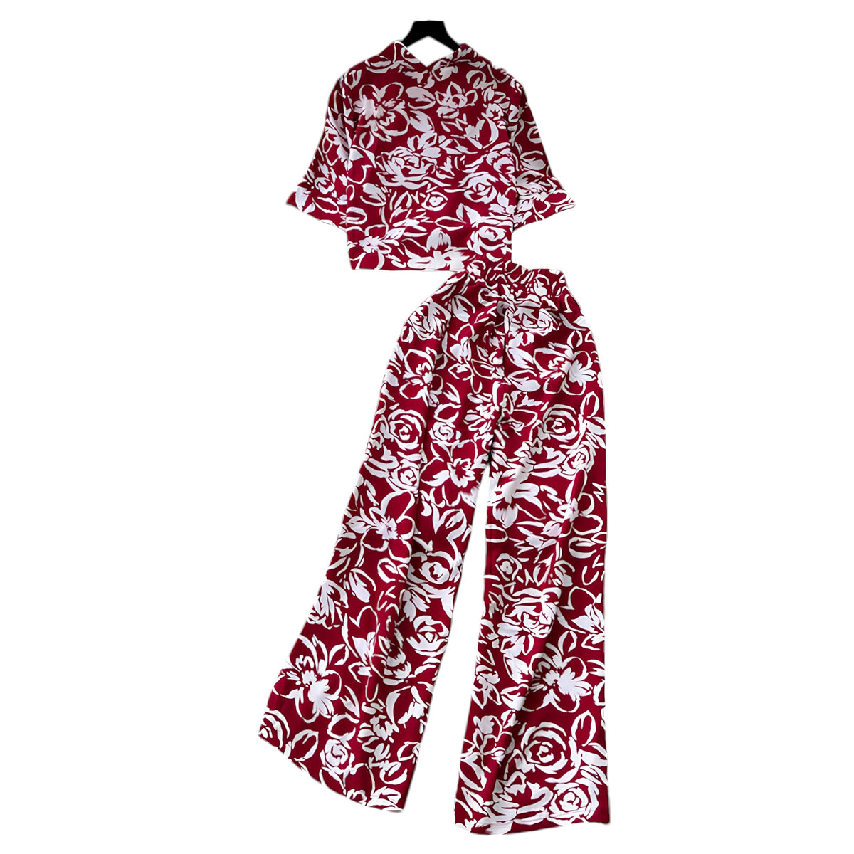 Gufrina Women For Co Ord Set|| Oversize Shirt|Shirt Collar Top| Flora Co-Ord Set For Women Print|Button-Down Casual Wear For Wom