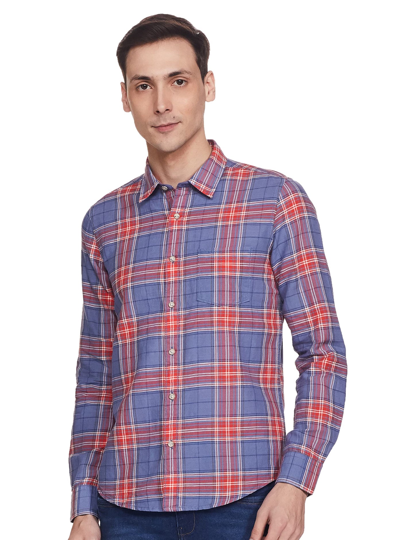Pepe Jeans MenS Shirts (Pm307334_M, Red, Medium)