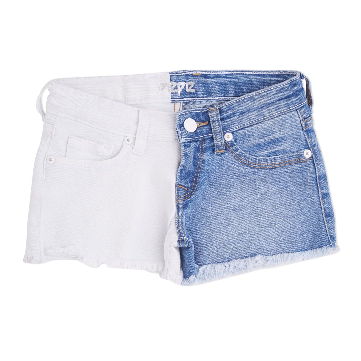 Pepe Jeans Color Block Denim Short, Multi, 8