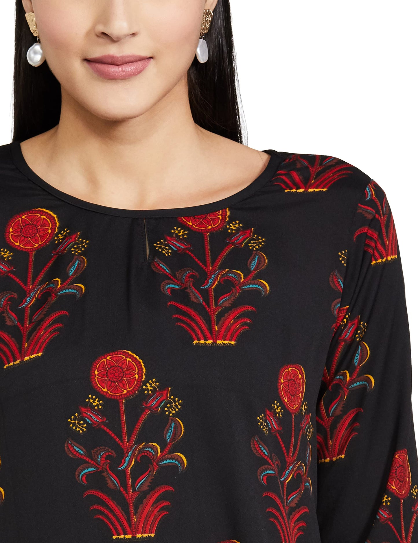 GoSriKi Women Crepe Kurta