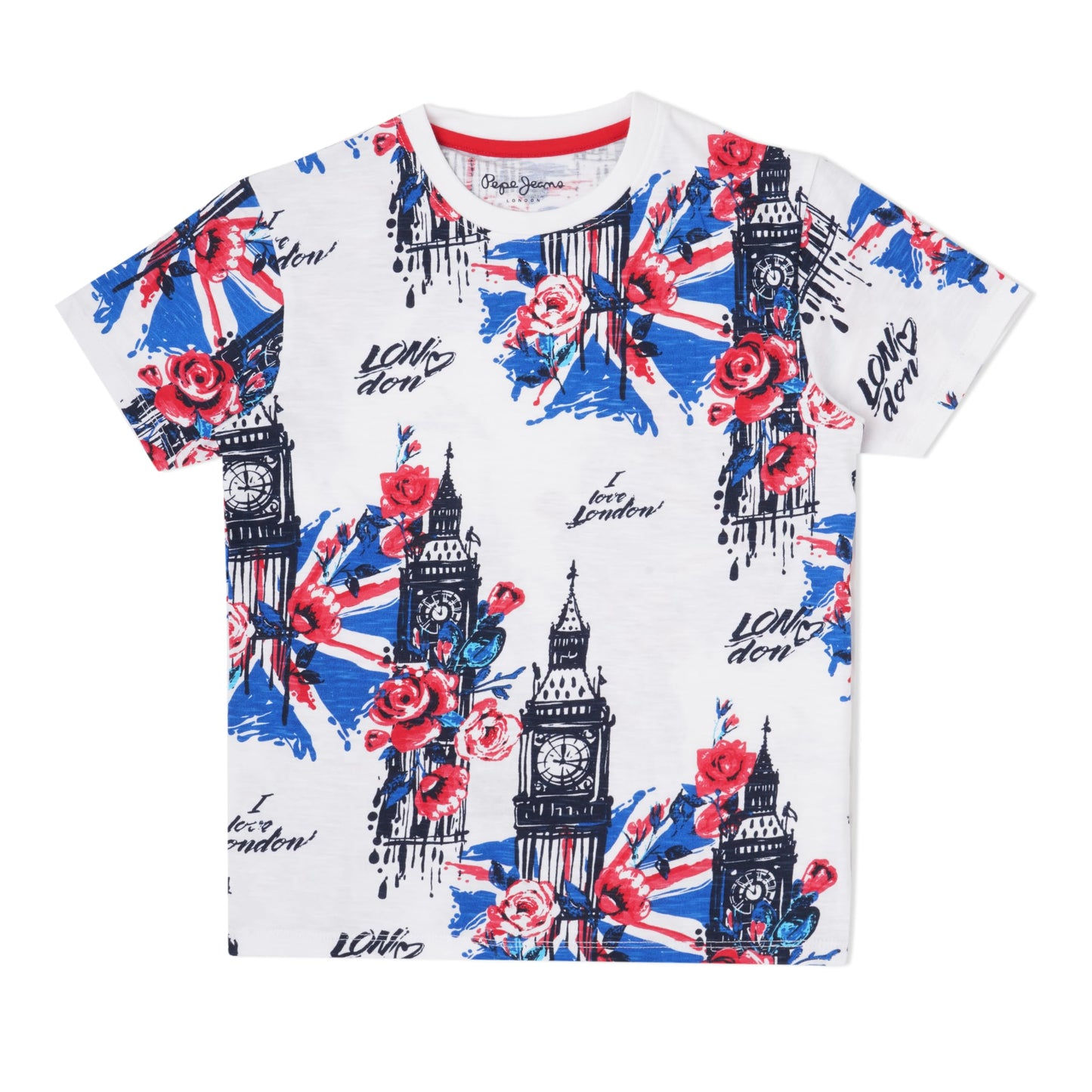 Pepe Jeans BoyS Regular Fit T-Shirt (Pb5036548006_White