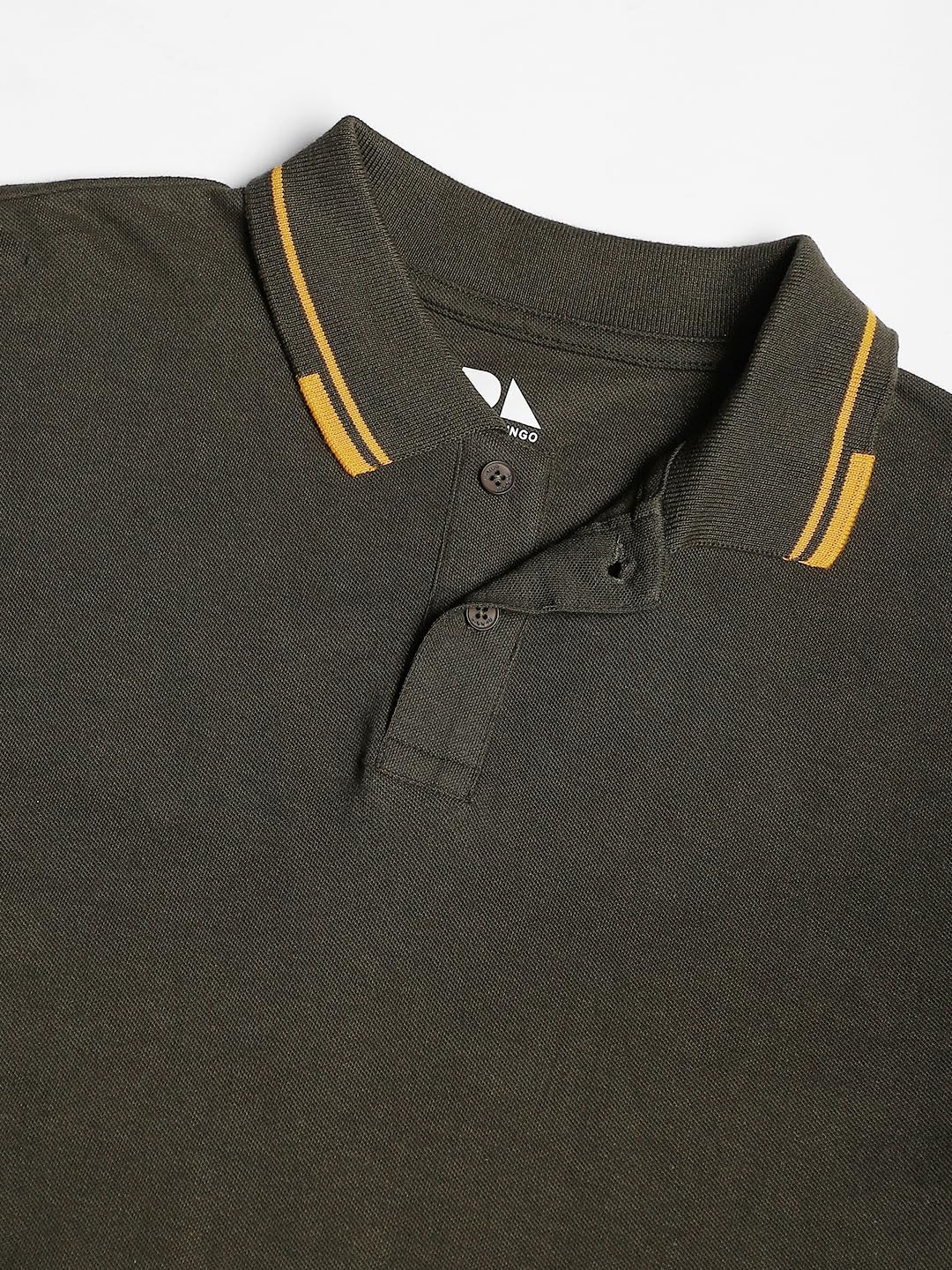 Dennis Lingo MenS Cotton Olive Polo T-Shirt (Solid)
