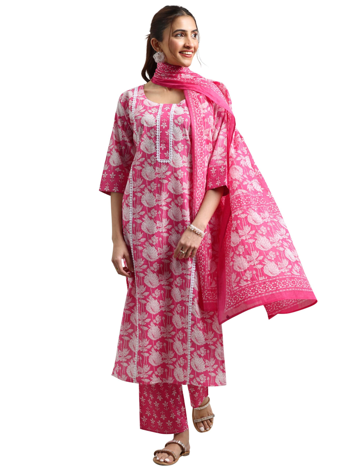 Libas WomenS Cotton Kurta Sets (400154Or