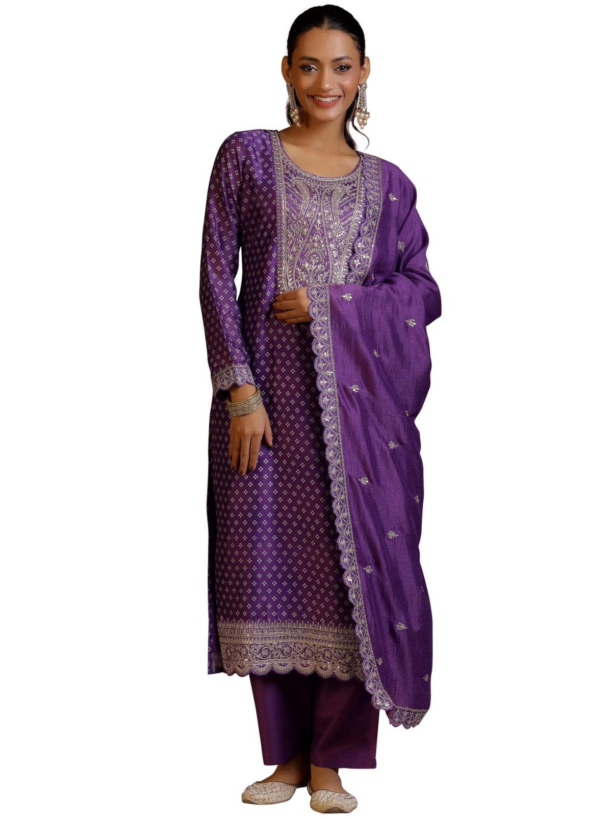 Libas WomenS Silk Blend Kurta Set (276870R