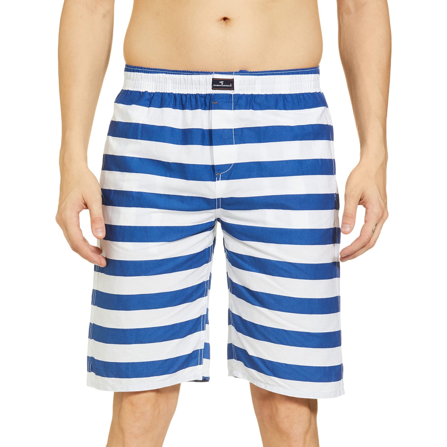 The Indian Garage Co Mens Striped Boxers