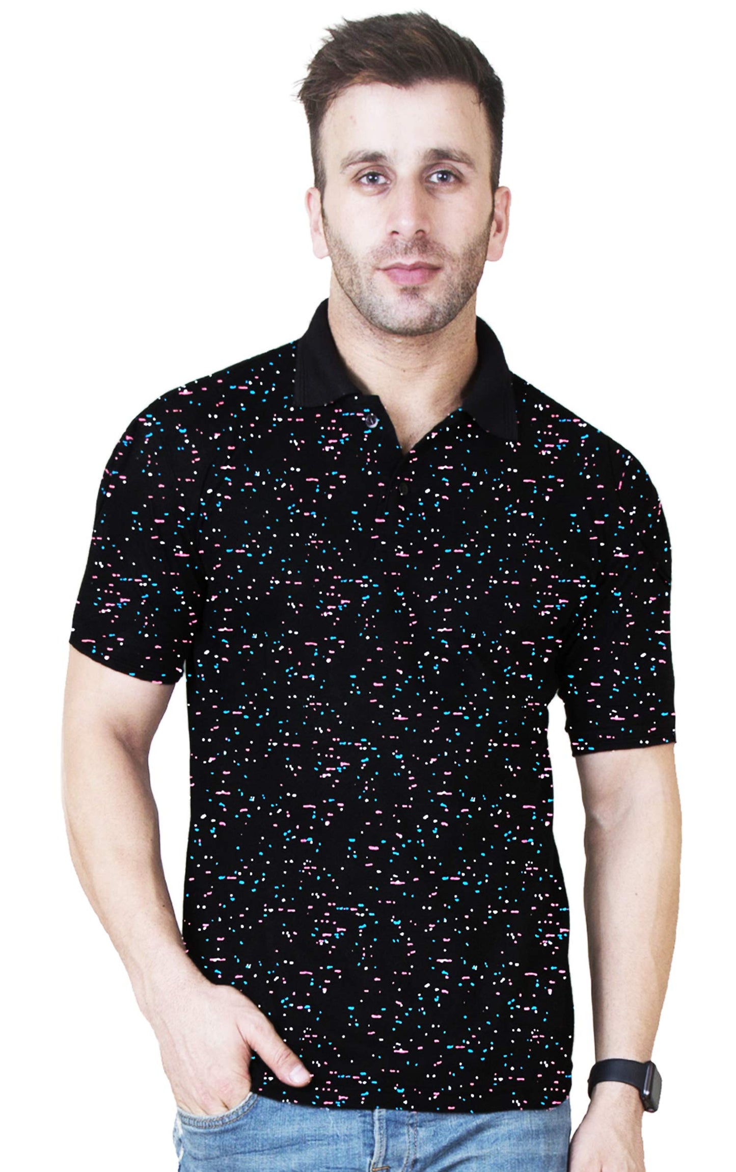 Veirdo Mens Short Sleeve Regular Fit T-Shirt for Casual Wear