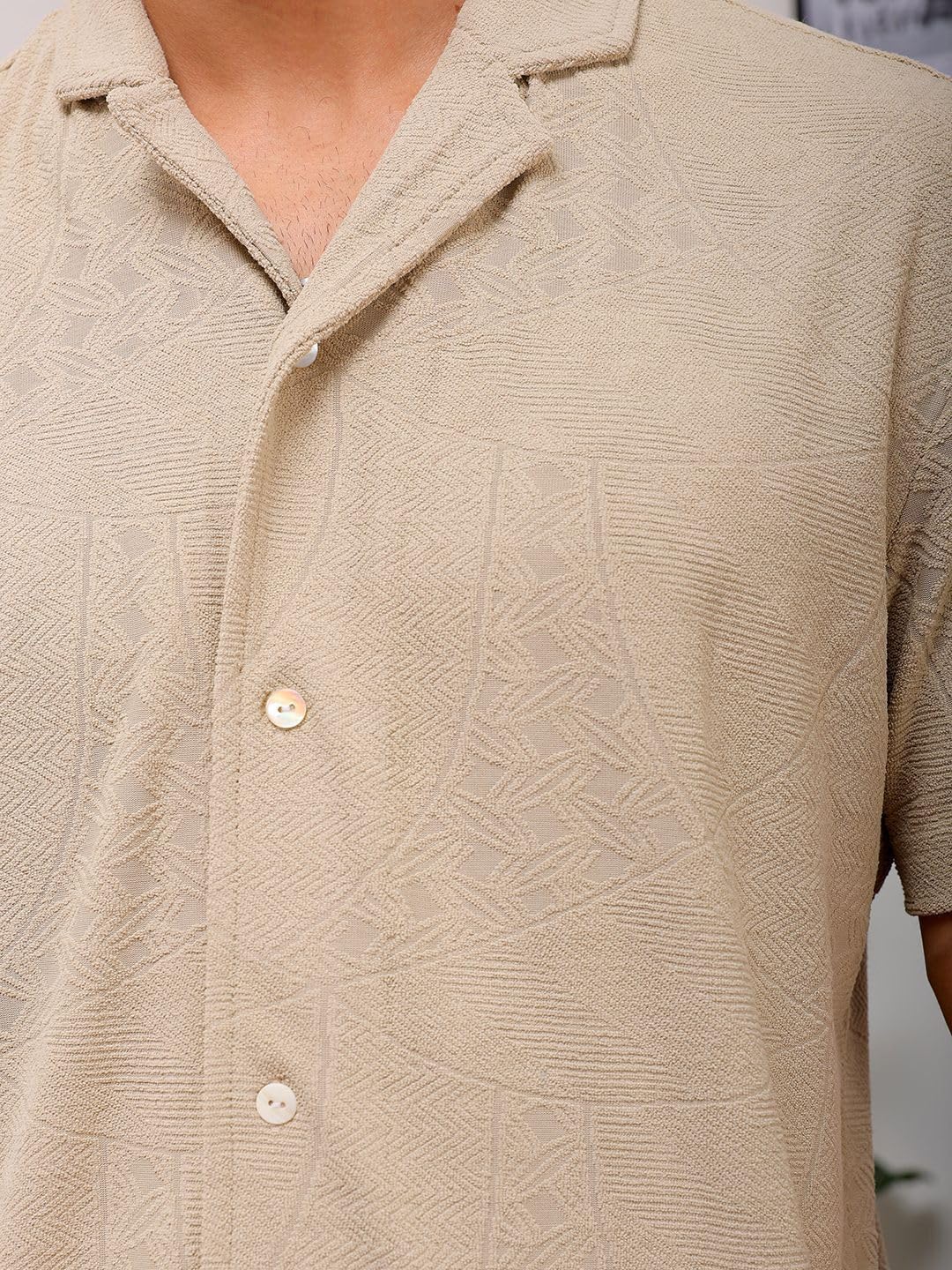 The Indian Garage Co Mens Slim Fit Shirt (1223-SHTKRS-01-02_Green