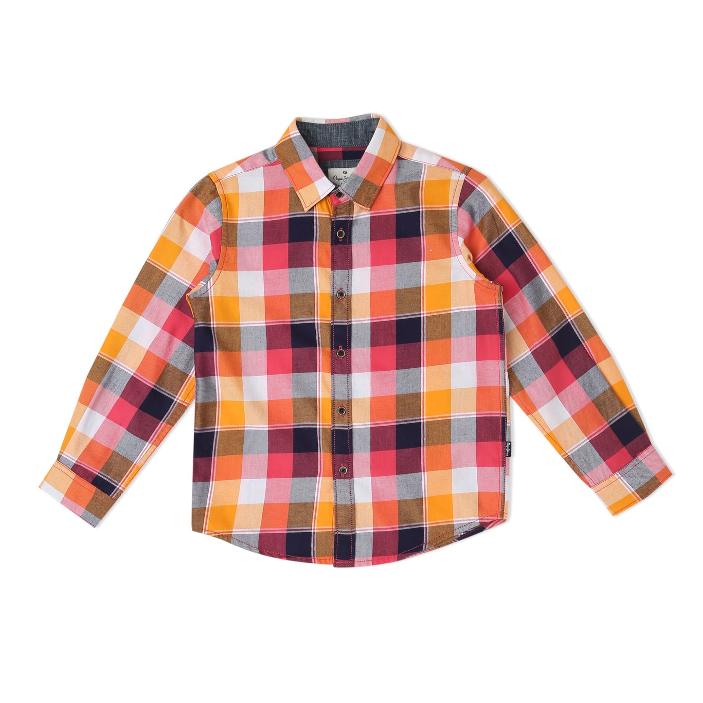Pepe Jeans BoyS Regular Fit Shirt Orange
