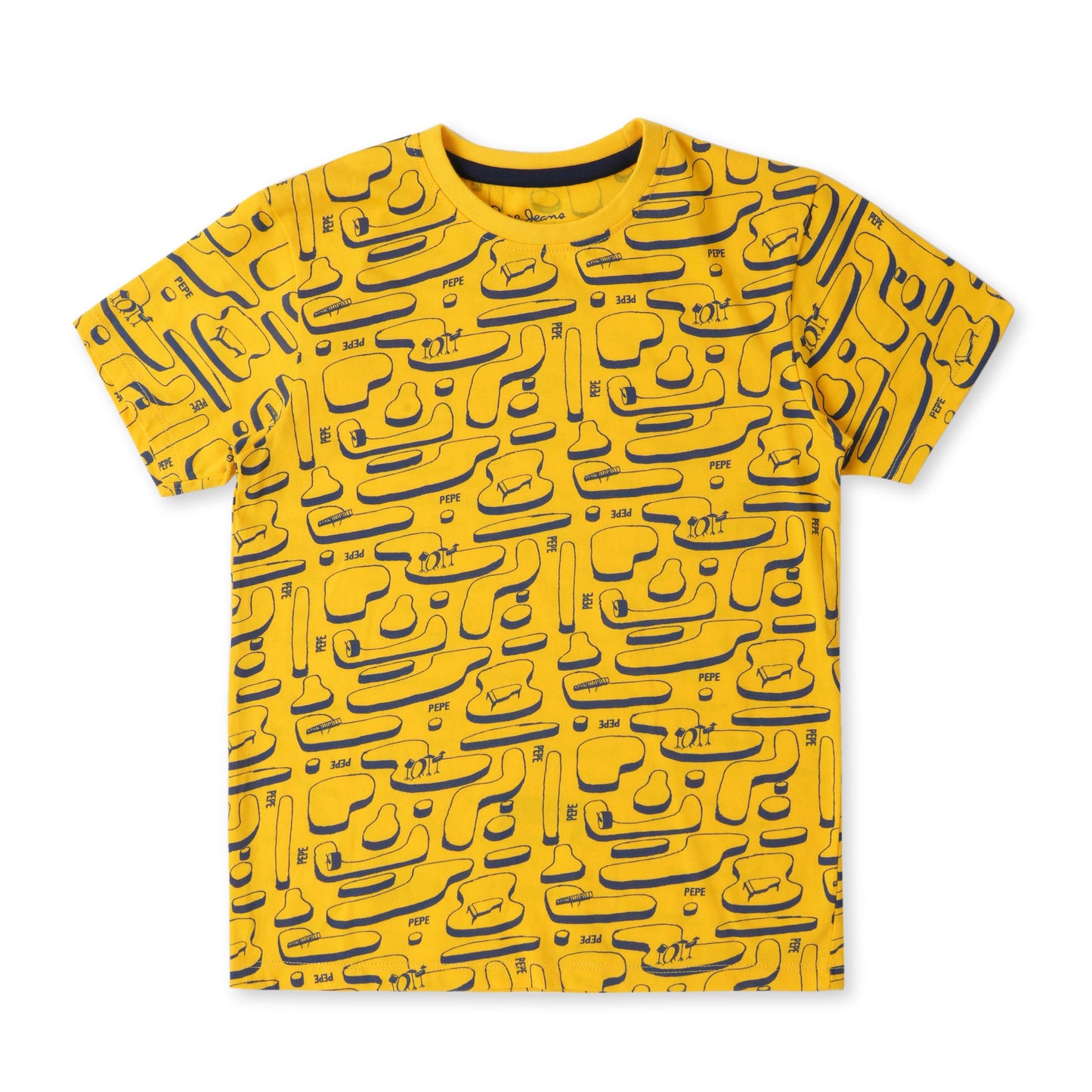 Pepe Jeans BoyS Regular Fit T-Shirt (Pb50361309916_Gold