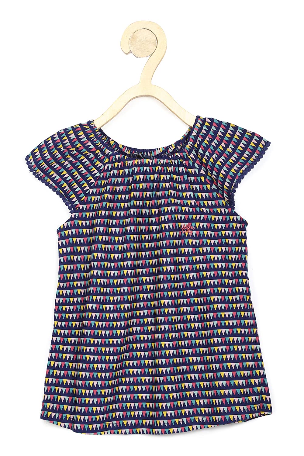 Allen Solly Girls Regular Fit Printed Casual Round Neck T-Shirt