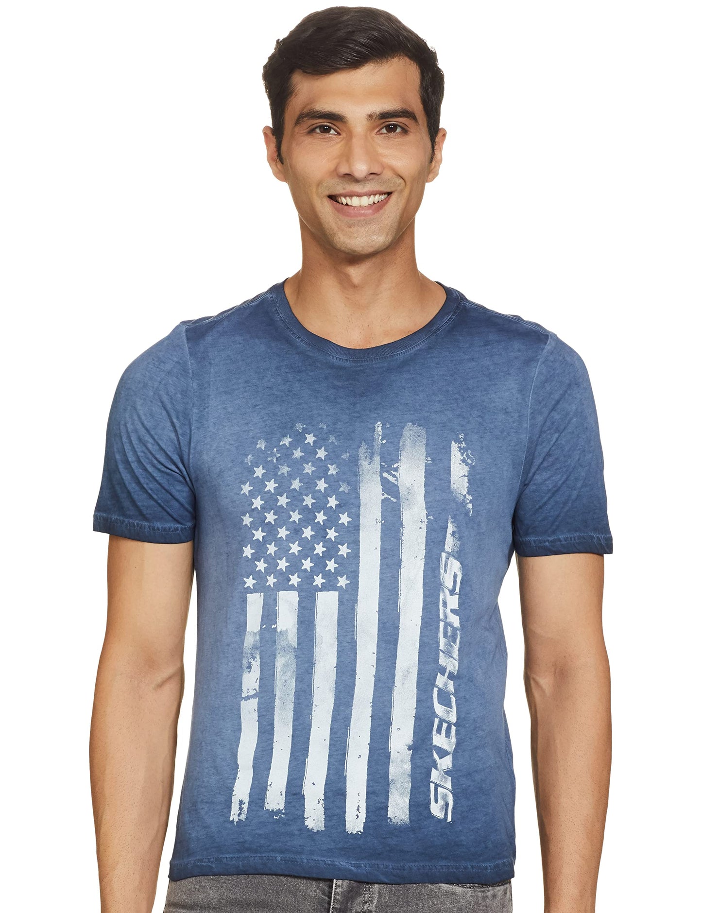 Skechers Men Skech Dye Flag T-Shirt