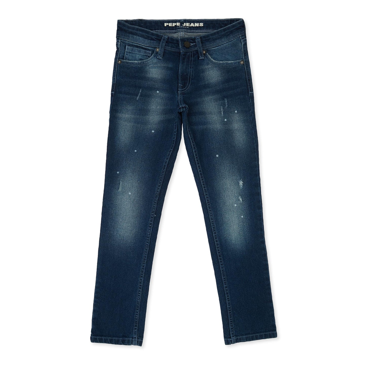 Pepe Jeans BoyS Slim Jeans (Pb201988Q03_Dark Worn Denim
