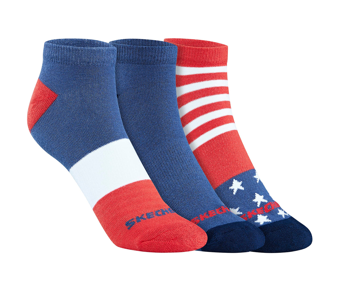 Skechers Men Polyester Ankle Length & Mult Uk Socks