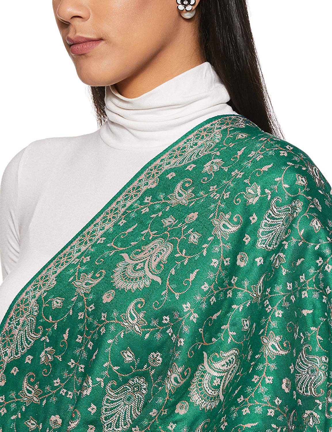 Weavers Villa Womens Shawl, 100cm X 200cm