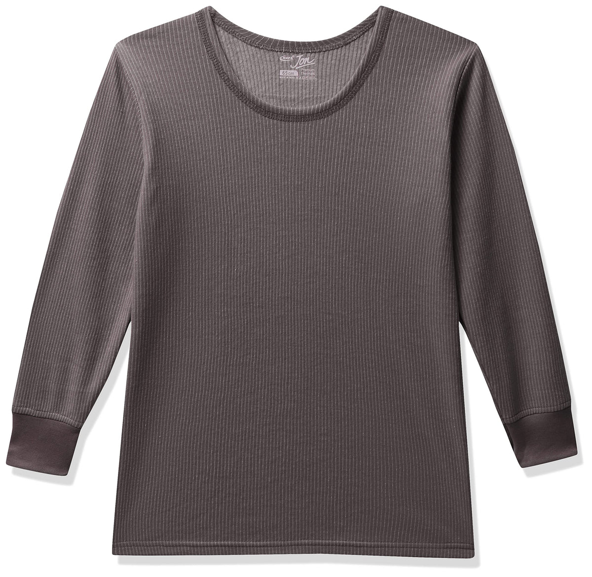Rupa Jon Winter Thermal Top for Kids Unisex in Cotton Blend |Round Neck Inner Thermal Wear | Full Sleeves and Snug Fit | Premium