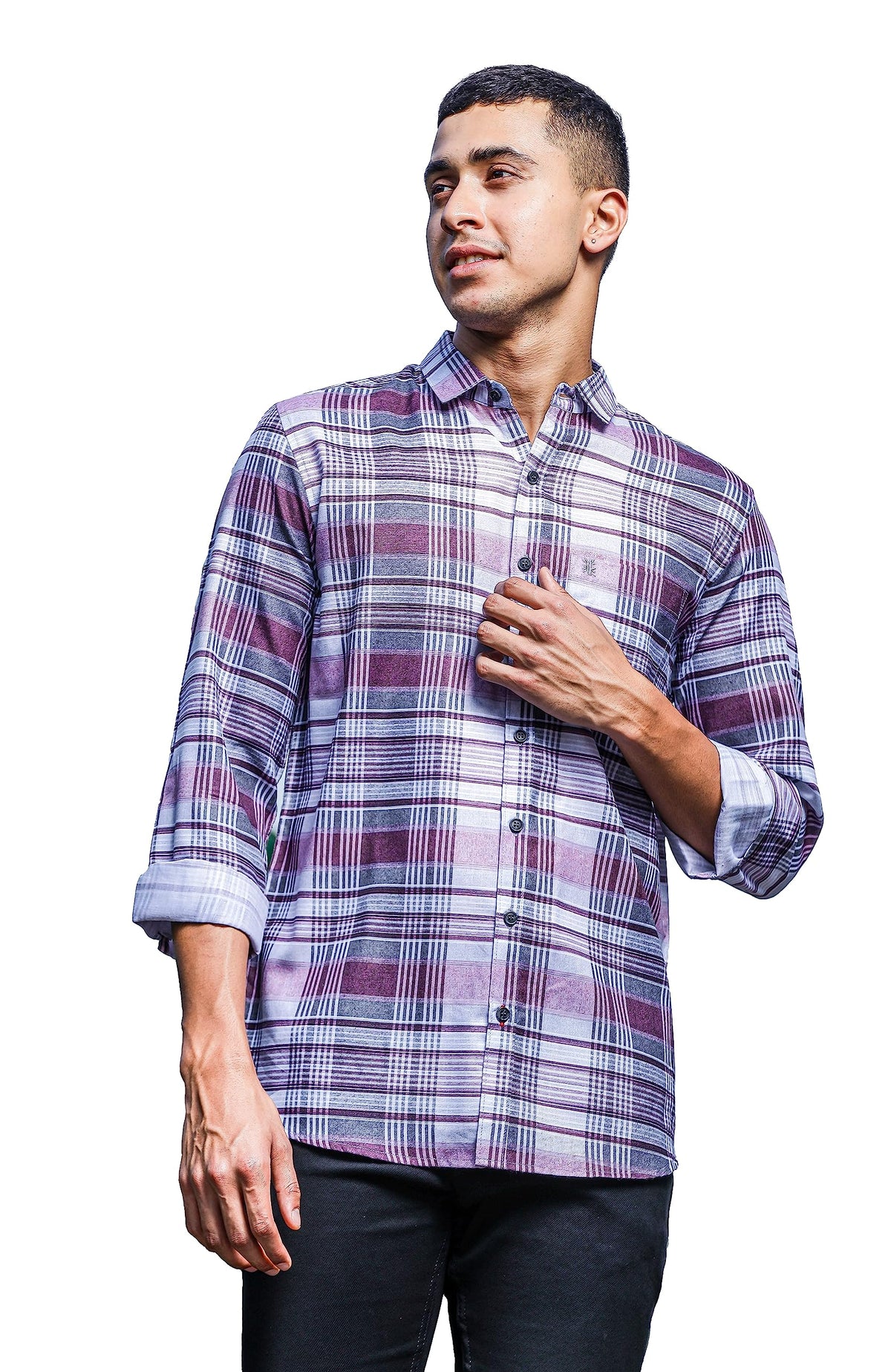 BE ACTIVE Mens Casual Cotton Blend Checkered Shirt || Casual Shirts for Men || Men Casual Shirt || Casual Wear Shirts (CCH0162-