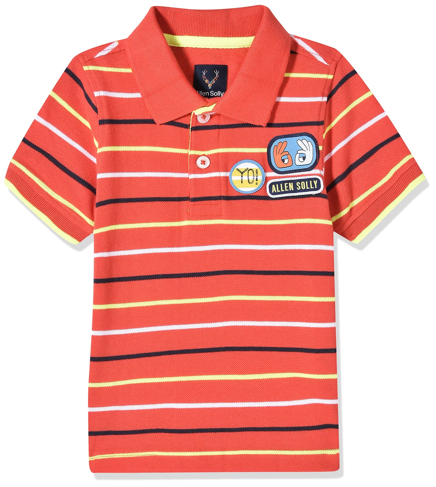 Allen Solly Boys Striped Polo Neck Polo Shirt