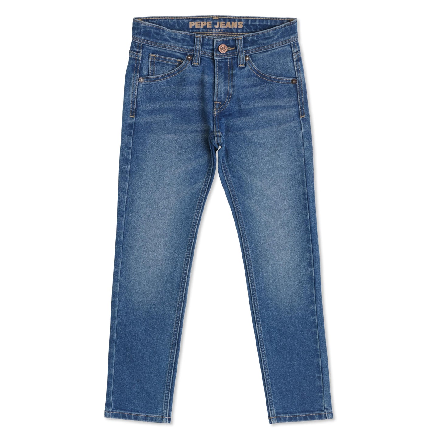 Pepe Jeans BoyS Blue Slim Jeans (Pb201975G22_Med Light Used_6 7 Years)
