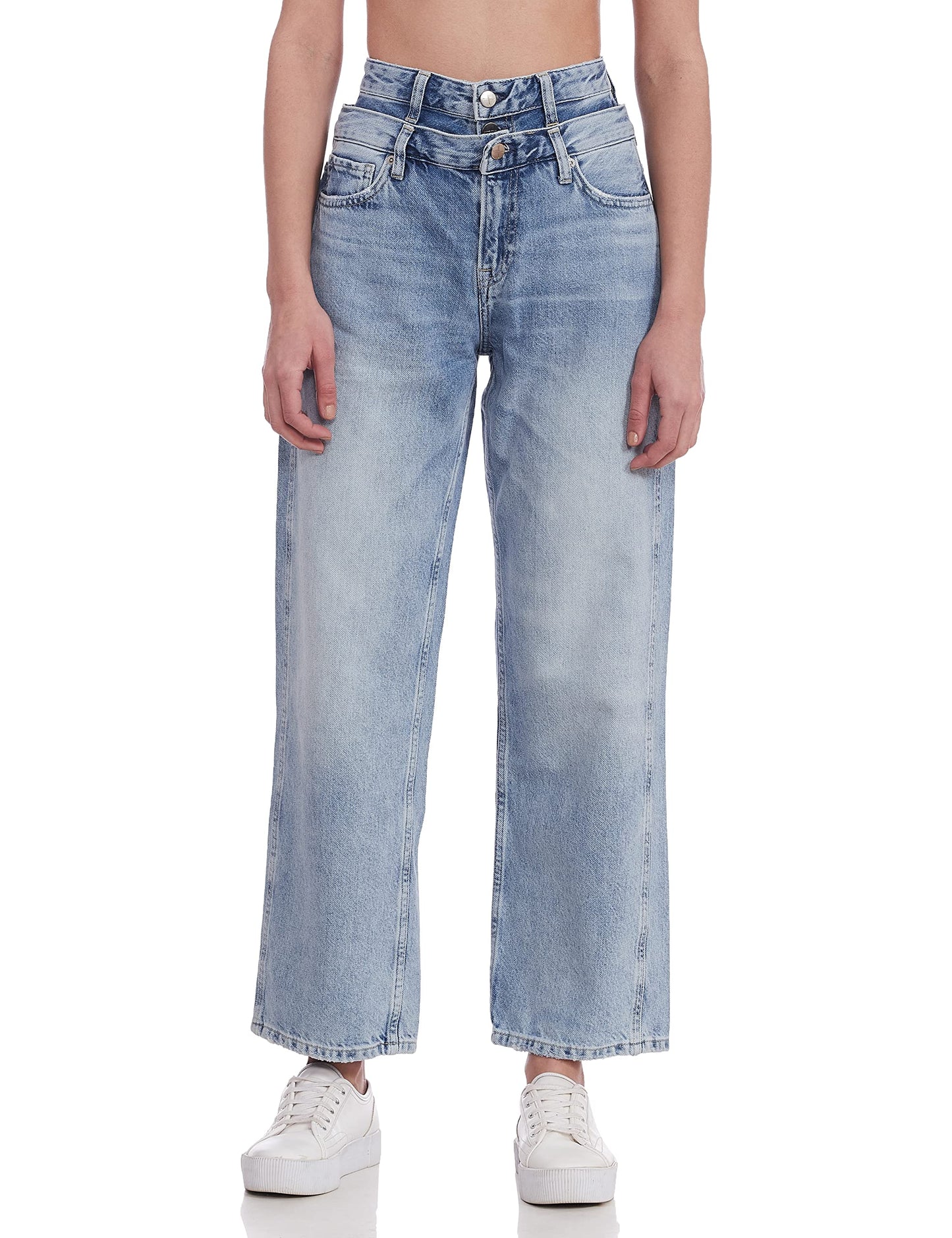 Pepe WomenS Regular Mid Rise Jeans