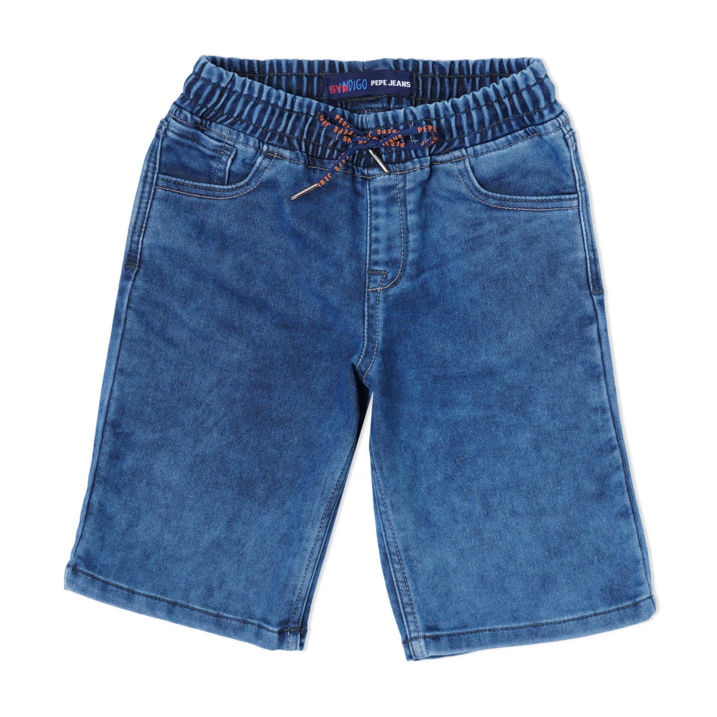 Pepe Jeans BoyS Chino Shorts (Pb800728J67_Med Light Wash_14)