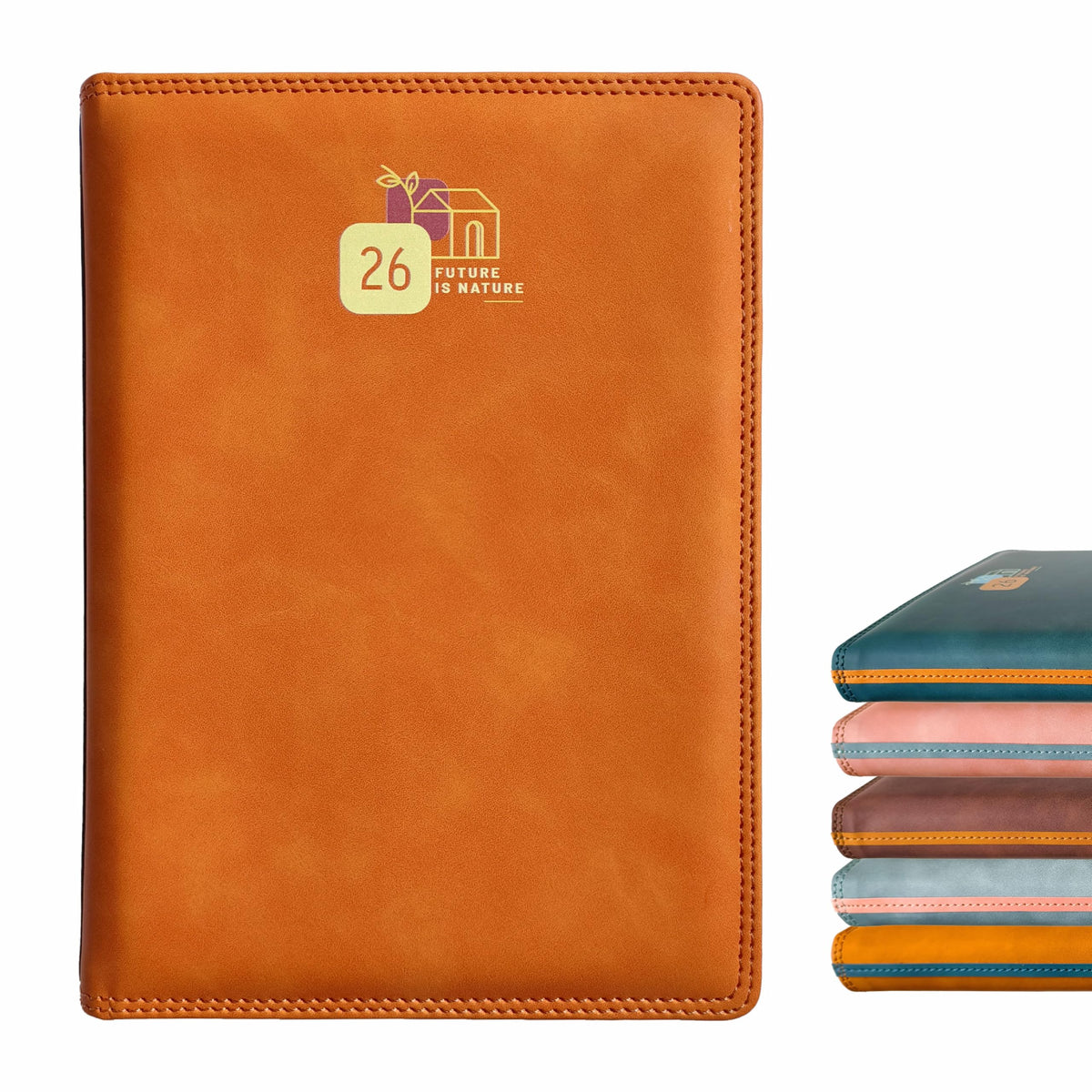 Anupam Accent 2026 Diary With Dates, 2026 Daily Planner 80 Gsm Full Page Per Day With Monthly Calendar, New Year Diary 2026 Size