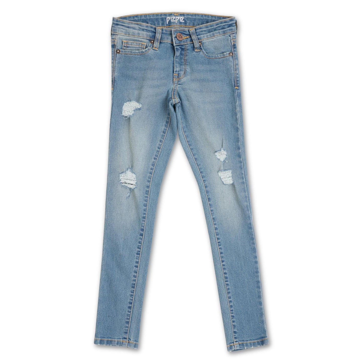 Pepe Jeans Pixlette Skinny Denim, Light Wash, 12