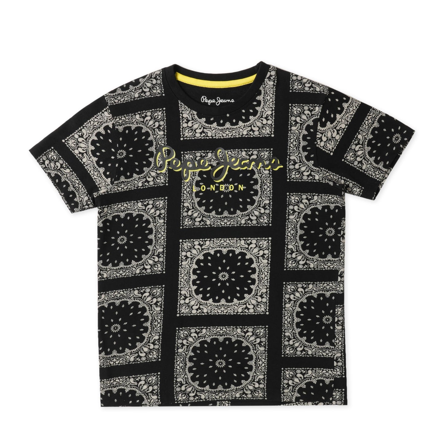 Pepe Jeans BoyS Regular Fit T-Shirt (Pb5036339996_Black