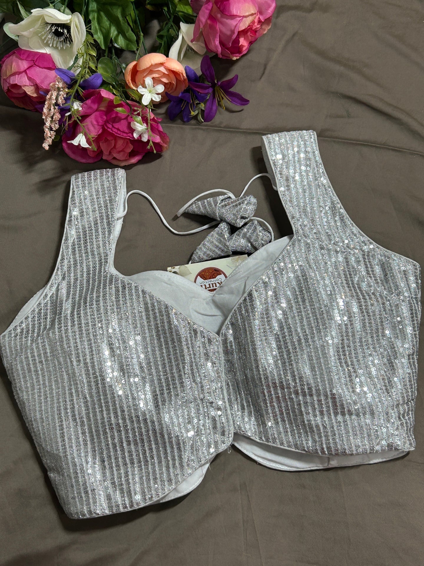 Silver blouse