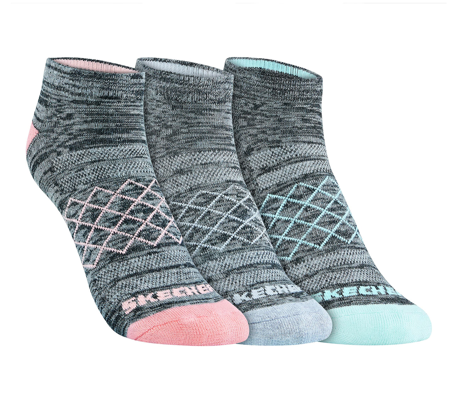 Skechers Women Cottons S20046id Ankle Length Mult M Socks