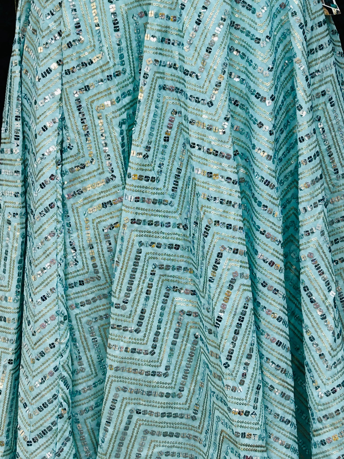 Sequin lehenga : garba chaniya