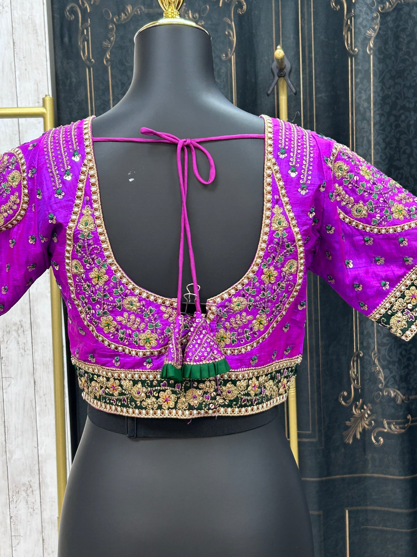 Purple blouse