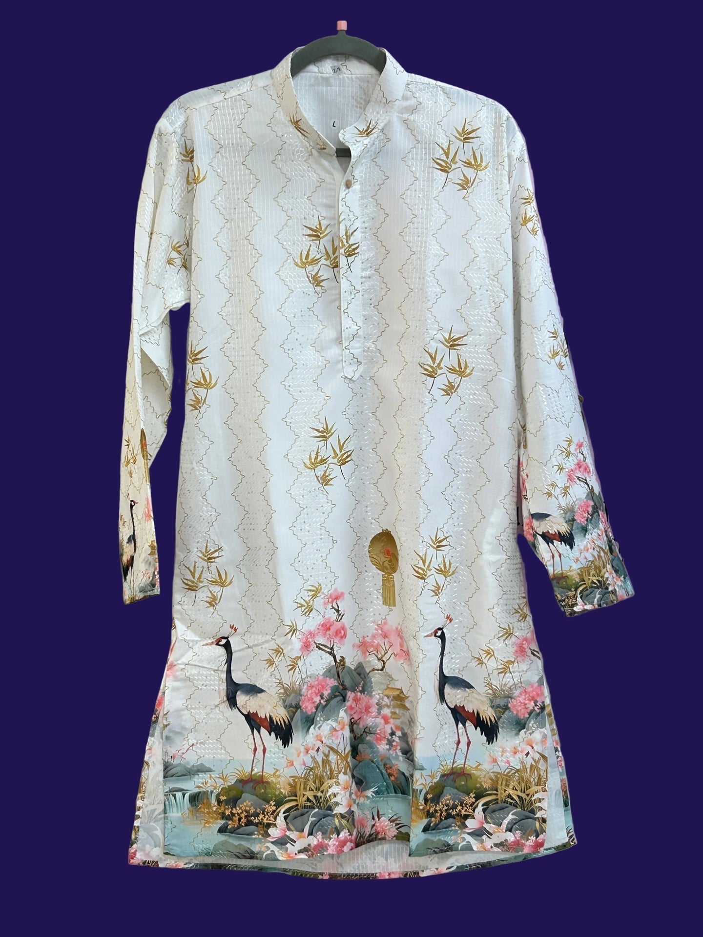 Digital print kurta for men