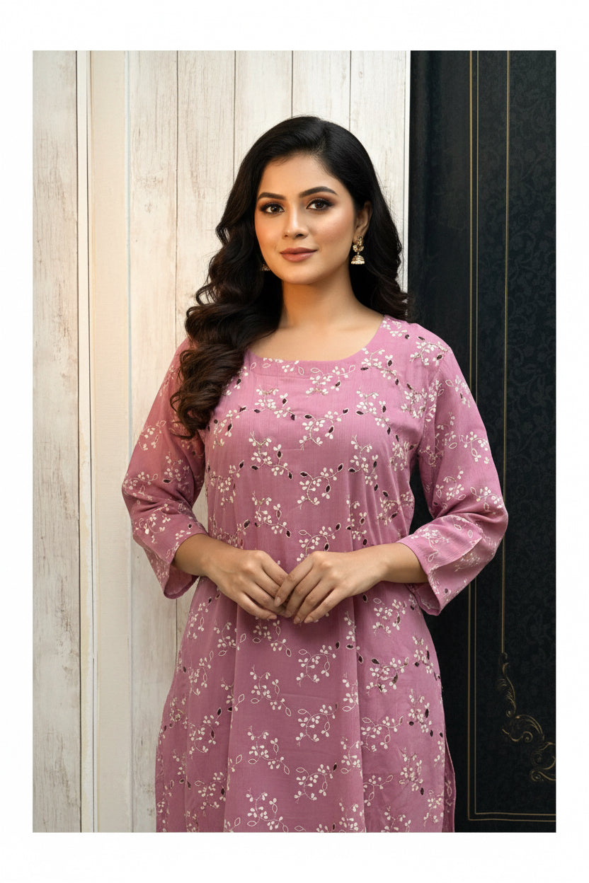 Plus size Kurti set