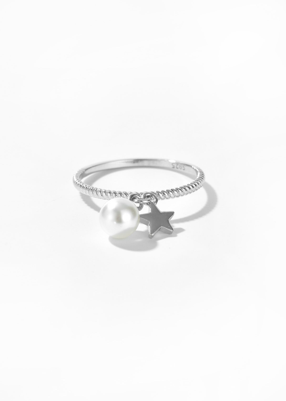 Gold Pearl Ring