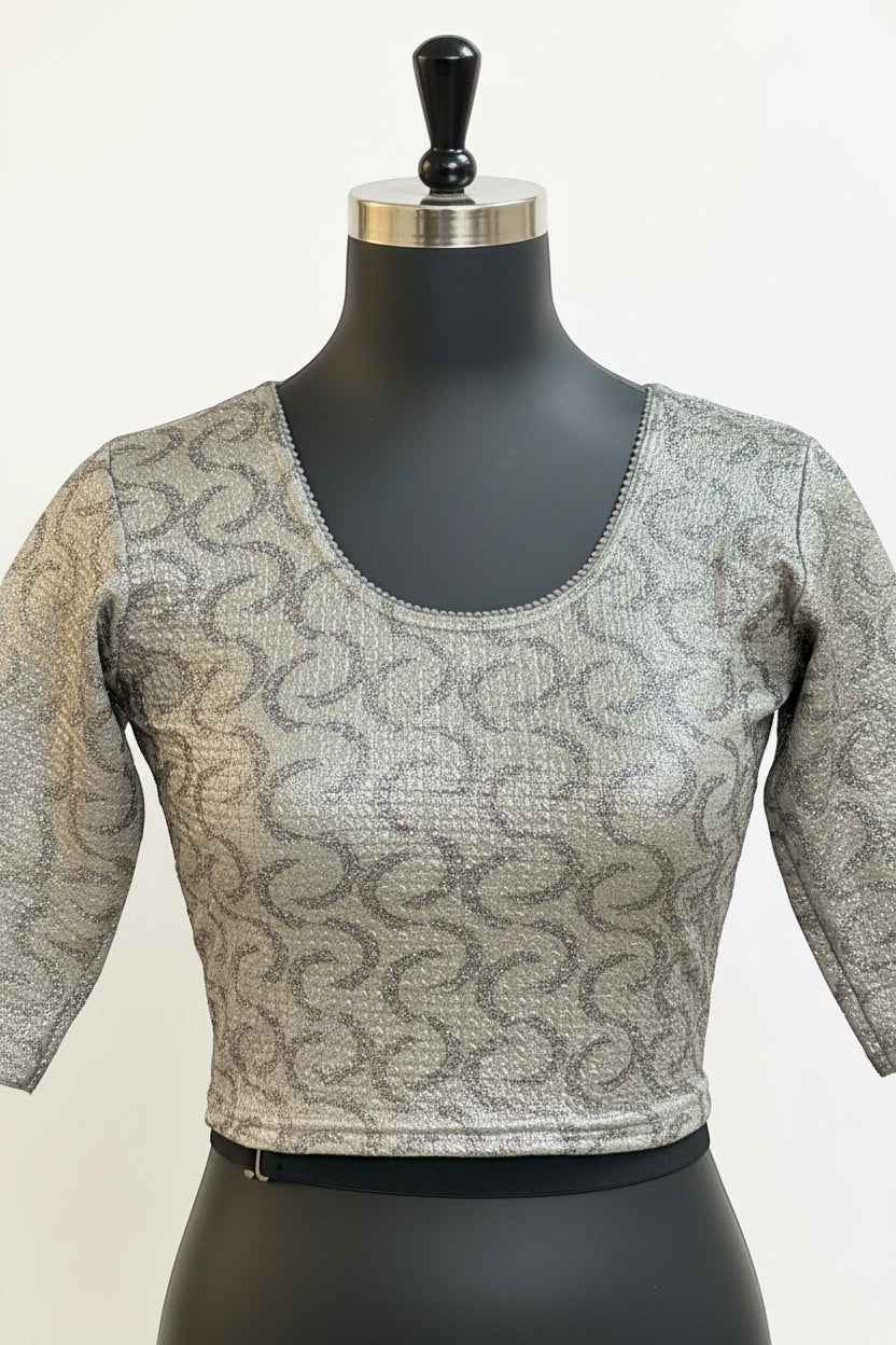 Dark grey Strechable blouse