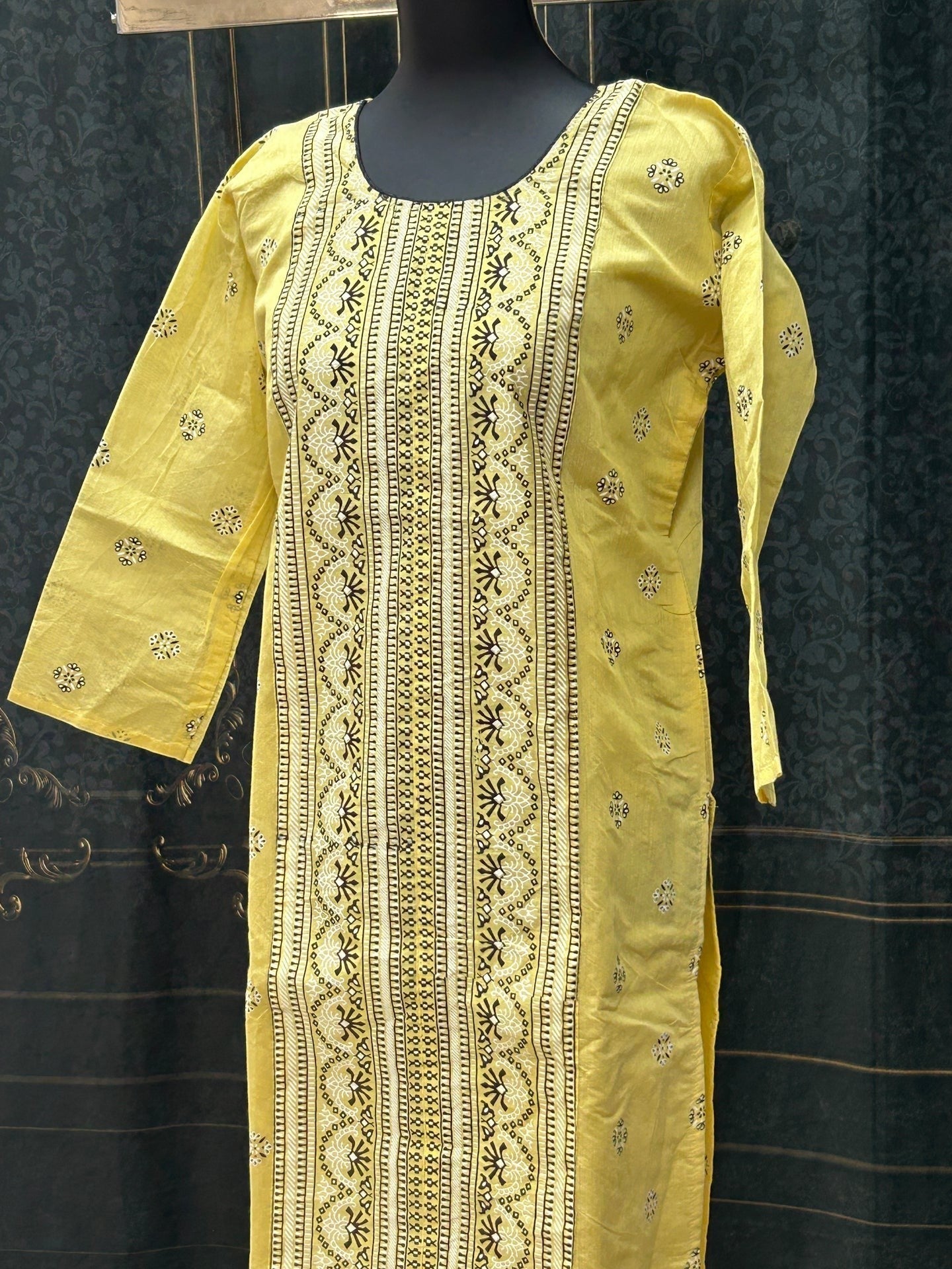 Traditional Printed Cotton Kurti Tunic
