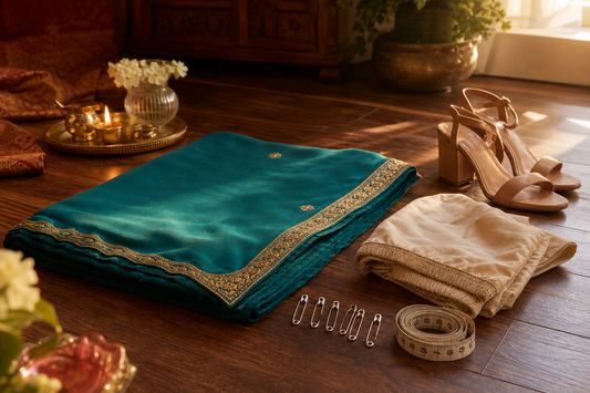 The First-Time Saree Wearer's Checklist: How to Buy, Prepare, and Actually Wear One Without Help