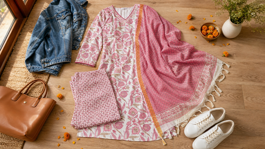 How to Take an Indian Kurta Set from Traditional to Fusion Without Losing What Makes It Ethnic