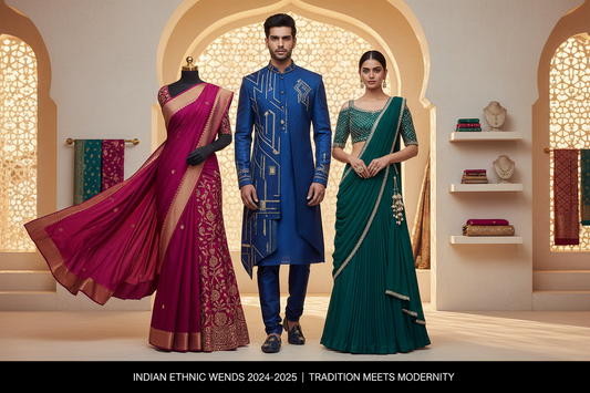 Ethnic Wear Trends 2024-2025: Fusion Styles, Key Garments, and Shopping Insights