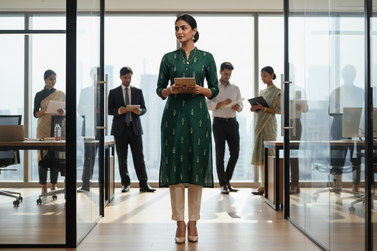 "Top Office Wear Kurtis for Women: Style, Comfort, and Professional Elegance"