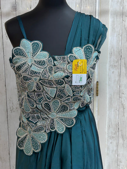 Fusion lehenga saree