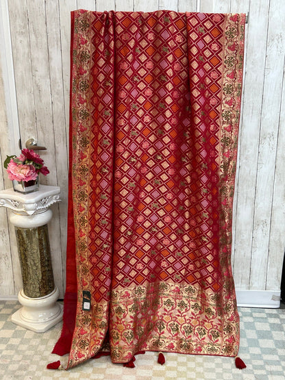 Bandhani patola saree
