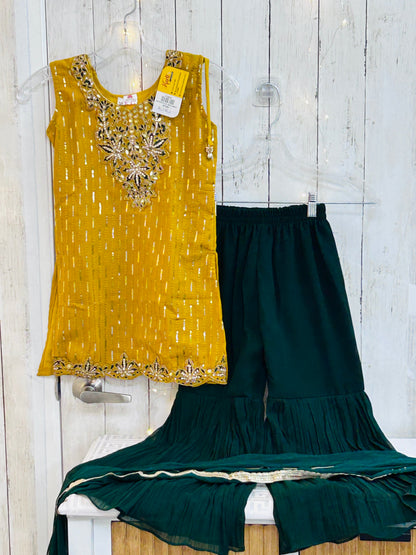Kids sharara suit (girls age 6/7 years)