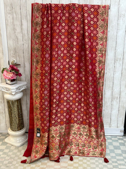 Bandhani patola saree