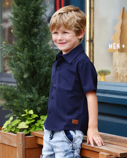 The Aero Shirt - Navy