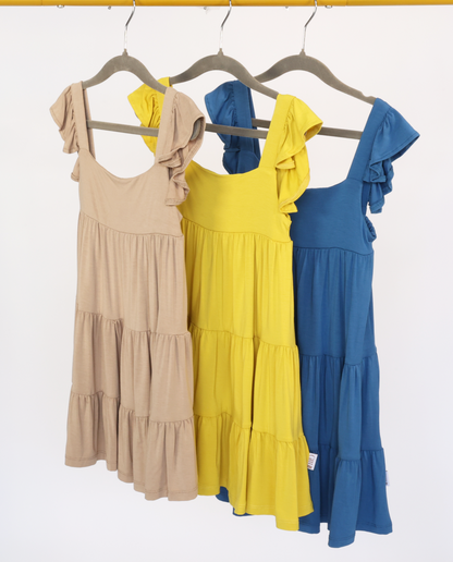 Earhart Dress - Mustard