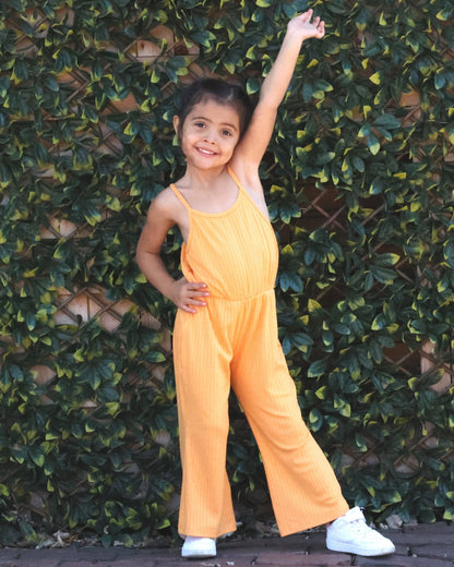 THX, It Has Pockets Romper - Orange