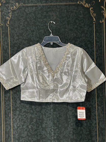 Silver blouse